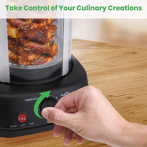 NutriChef Vertical Rotating Shawarma Oven - Stainless Steel