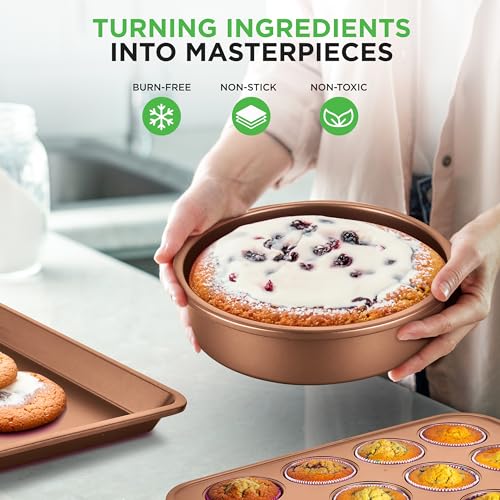 Nutrichef 20 Piece Non Stick Cookware & Bakeware Set
