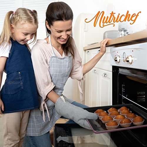 NutriChef 8-Piece Nonstick Bakeware Set - Oven Safe