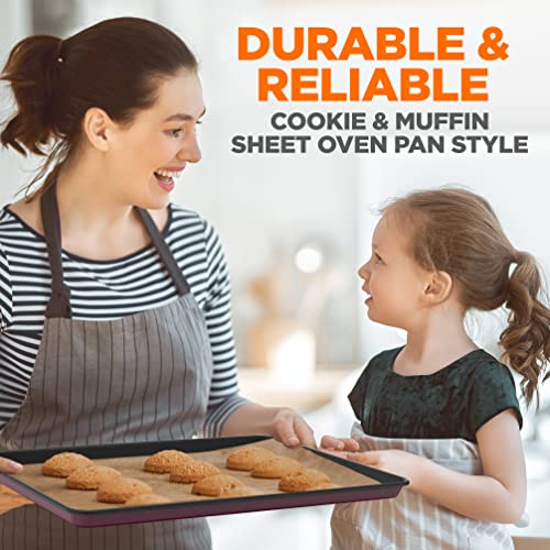 NutriChef 8-Piece Nonstick Bakeware Set - Oven Safe