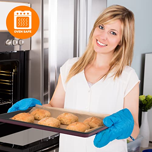 NutriChef 8-Piece Nonstick Bakeware Set - Oven Safe