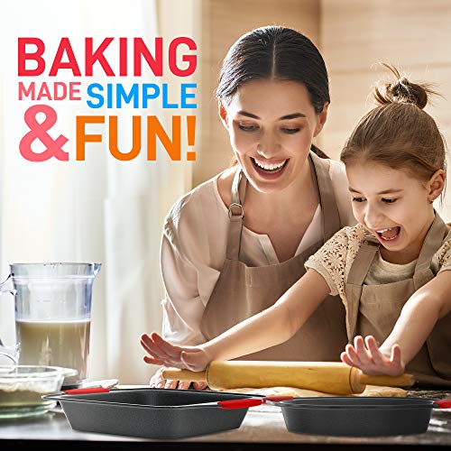 NutriChef 10-Piece Bakeware Set - Nonstick Carbon Steel