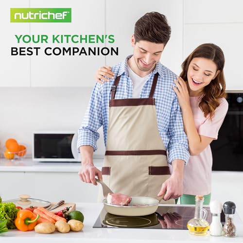 Nutrichef 54-Piece Marble Non-Stick Cookware Set