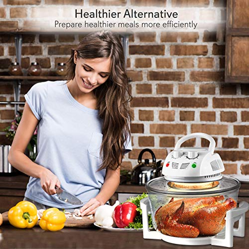 Large 13 Quart NutriChef Air Fryer Multicooker