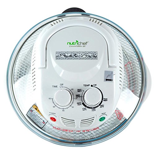 NutriChef 1200W Air Fryer Halogen Oven - 13QT