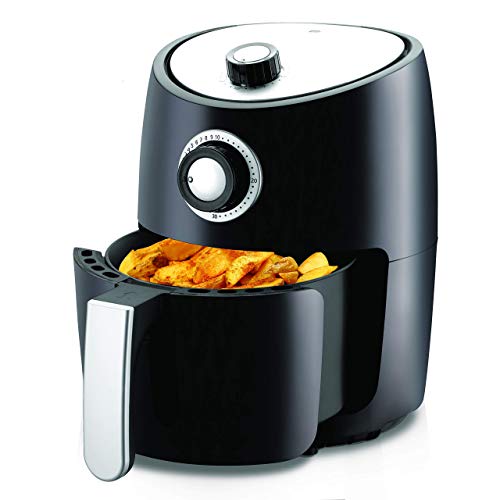 NutriChef 1000w 2 Quart Air Fryer, Oil-free Cooking