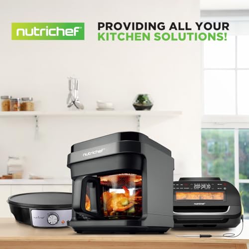 Nutrichef 5.8 Quart Air Fryer | 8 Cook Modes