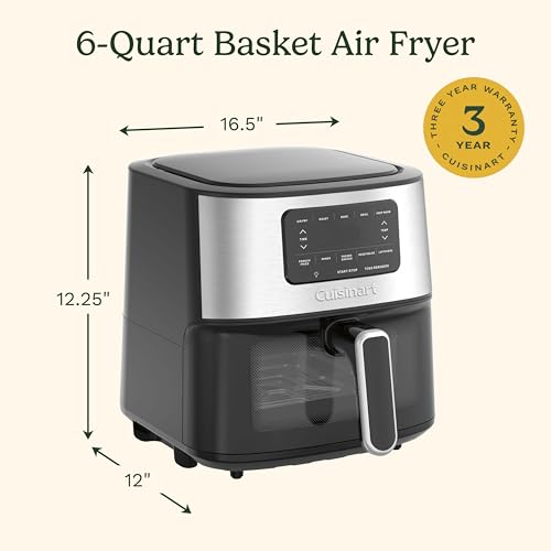 Cuisinart 6-Qt Stainless Steel Air Fryer Oven