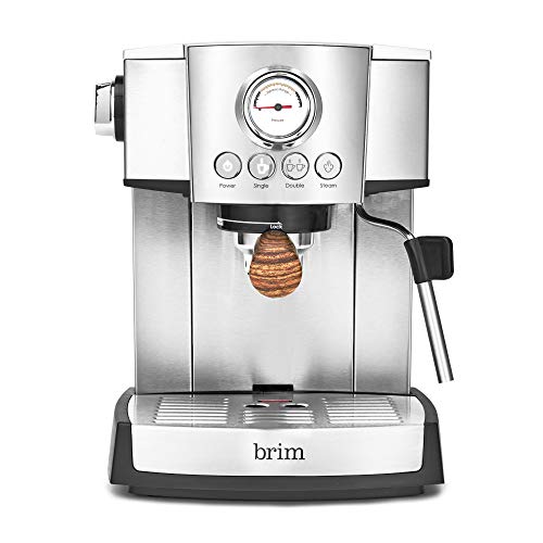 Brim 15 Bar Espresso Machine with Milk Frother