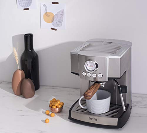Brim 15 Bar Espresso Machine with Milk Frother