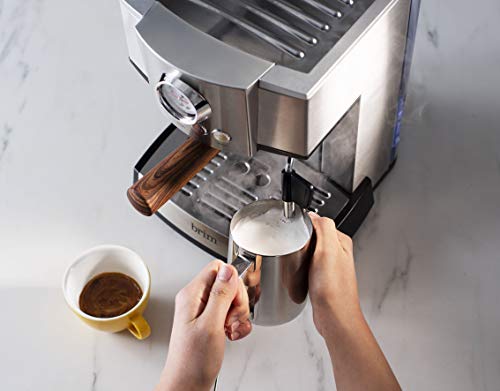 Brim 15 Bar Espresso Machine with Milk Frother