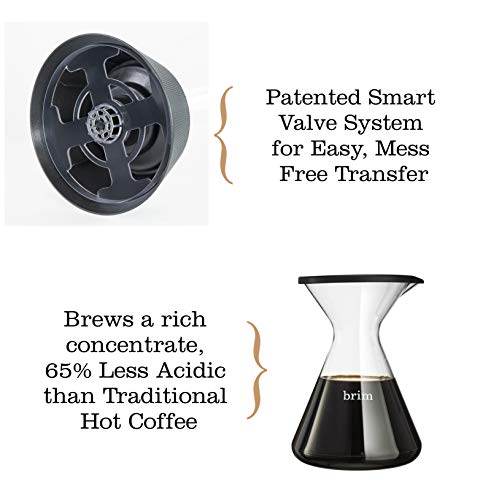 Brim Cold Brew Coffee Maker with Smart Valve