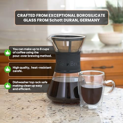 Café Brew Pour Over Coffee Maker - 40 oz