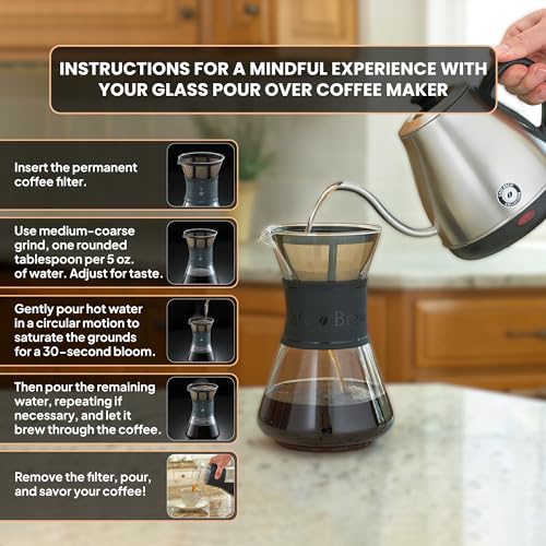 Café Brew Pour Over Coffee Maker - 40 oz