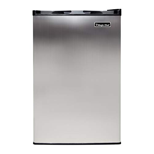 Magic Chef Mini Freezer with Manual Defrost, Silver