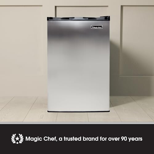 Magic Chef Mini Freezer with Manual Defrost, Silver