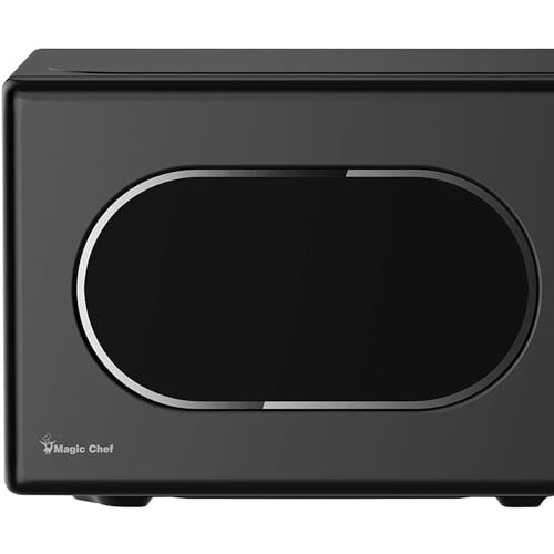 Retro Touch Countertop Microwave with 10 Power Levels