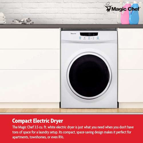 Magic Chef Compact Laundry Dryer - Portable, Space-Saving