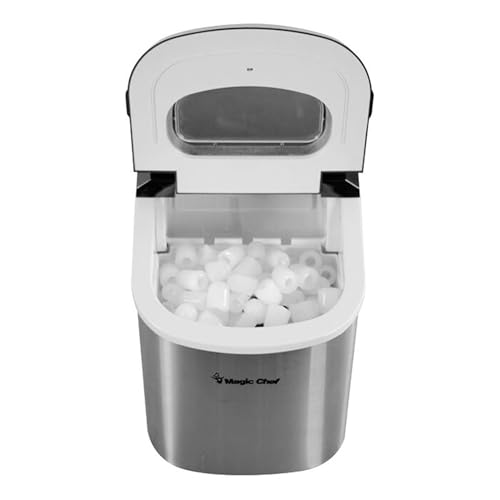 Portable Stainless Steel Ice Maker for Home and Parties