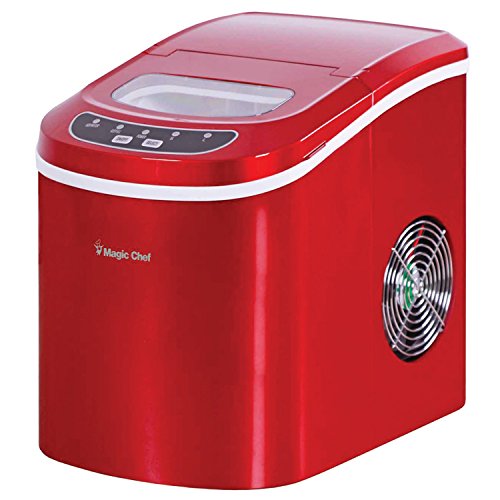 Magic Chef Red Ice Maker - 27Lb Capacity