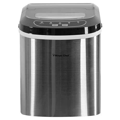 Portable Stainless Steel Ice Maker for Home and Parties