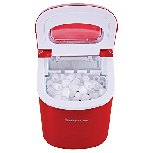 Magic Chef Red Ice Maker - 27Lb Capacity