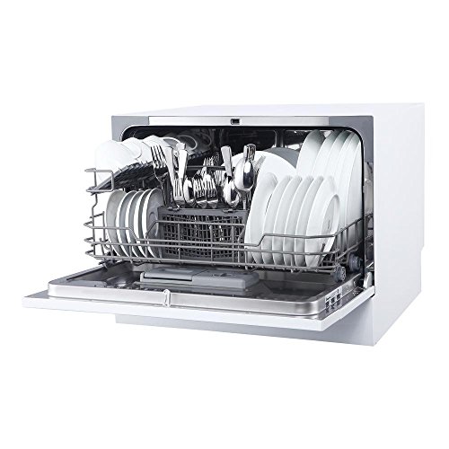 Magic Chef 6-Plate Energy Star Countertop Dishwasher - White