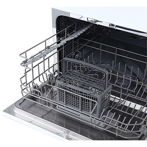 Magic Chef 6-Plate Energy Star Countertop Dishwasher - White