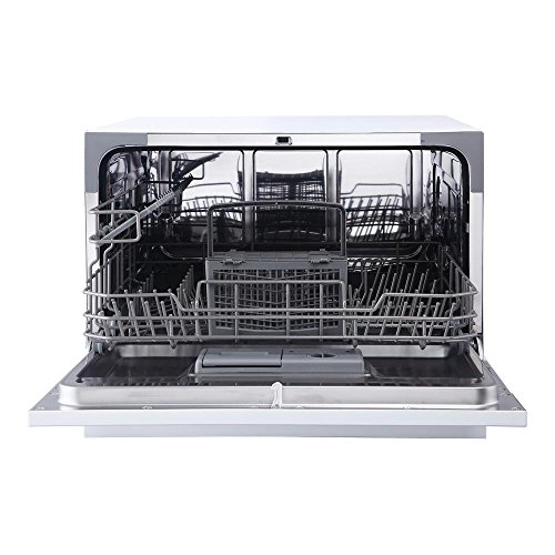 Magic Chef 6-Plate Energy Star Countertop Dishwasher - White