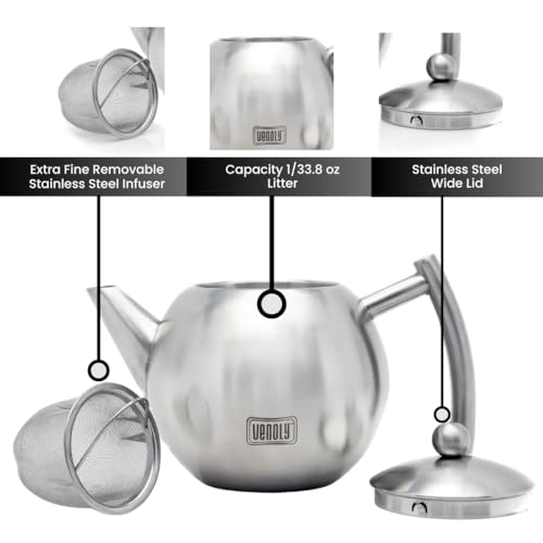 Venoly Stainless Steel Tea Pot - Fast Boiling