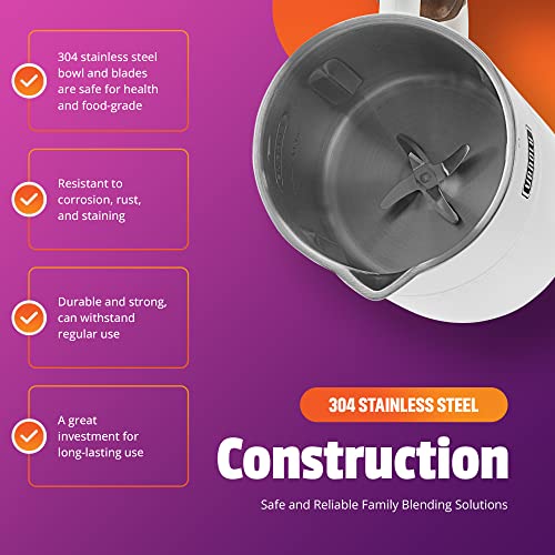 Purple Venoly Nut Milk Maker with 5.5-Cup Capacity