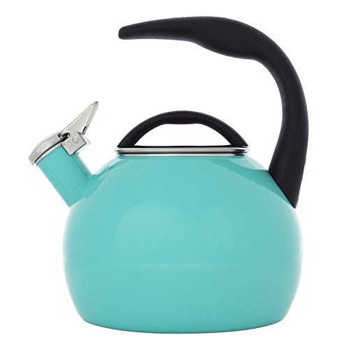 Chantal 40th Anniversary Aqua Tea Kettle, 2 Quart