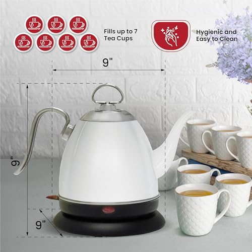Chantal Mia Electric Kettle 32 oz White Color