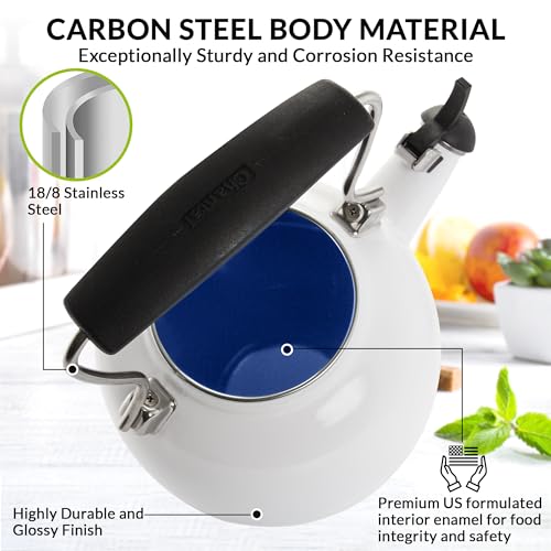 Chantal 1.8 QT Oolong Series Kettle-Light Blue