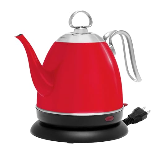 Chantal Mia Electric Kettle, 32 oz in Red