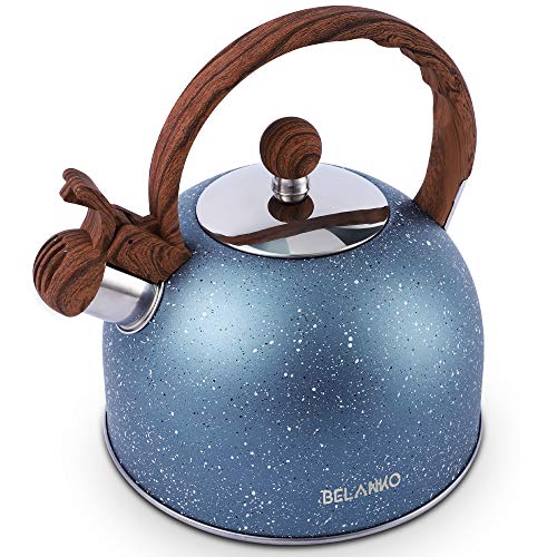 BELANKO 2.5L Stainless Steel Tea Kettle - Wood Handle