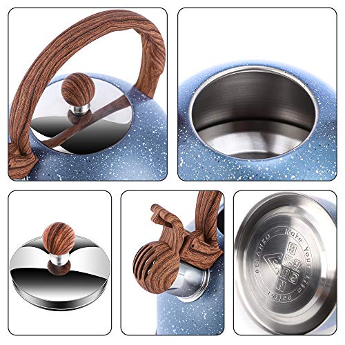 BELANKO 2.5L Stainless Steel Tea Kettle - Wood Handle