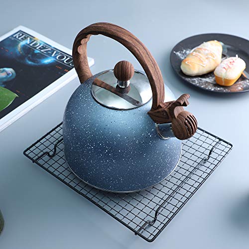BELANKO 2.5L Stainless Steel Tea Kettle - Wood Handle