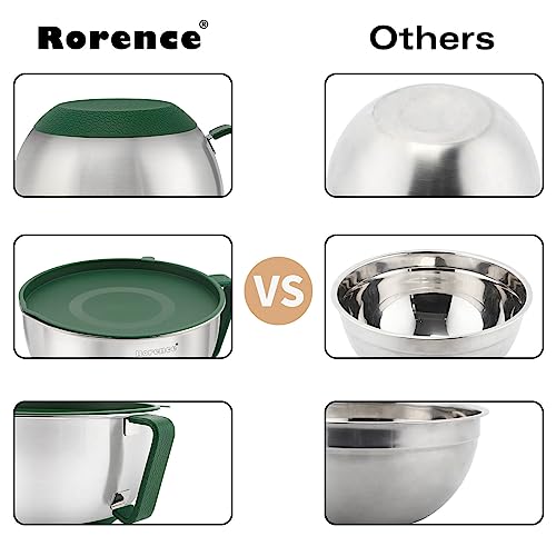 Rorence Stainless Steel Mixing Bowls Set - Set of 3