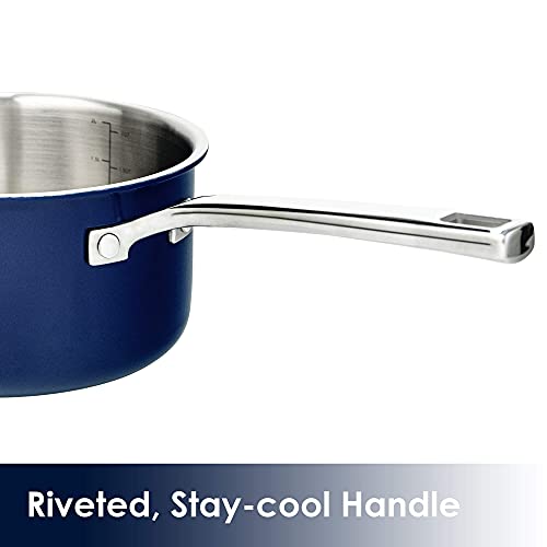Rorence Stainless Steel Soup Pot with Glass Lid