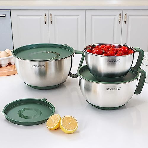 Rorence Stainless Steel Mixing Bowls Set - Set of 3