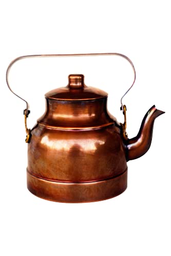 1.3L Oxide Copper Teapot Kitchen Kettle Tea Pot