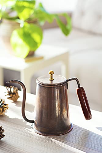 Handmade Modern Copper Kettle Tea Pot Set
