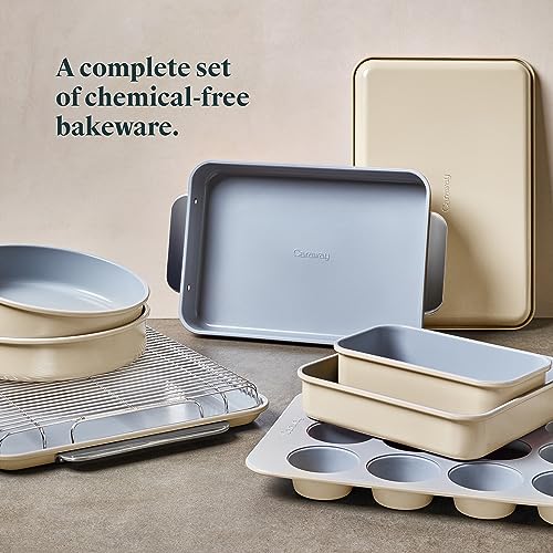 Caraway Ceramic Bakeware Set - 11 Pieces - Cream