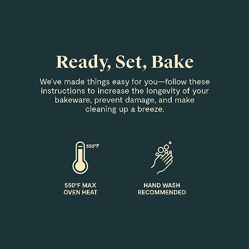 Caraway Ceramic Bakeware Set - 11 Pieces - Cream