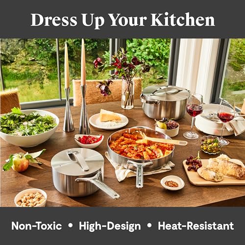 Caraway Stainless Steel Cookware Set - Non Toxic