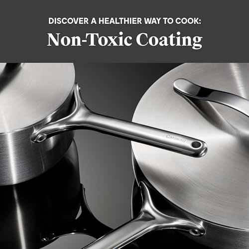 Caraway Stainless Steel Cookware Set - Non Toxic