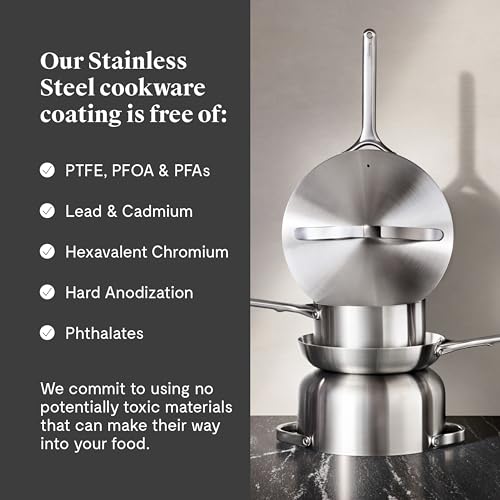 Caraway Stainless Steel Cookware Set - Non Toxic