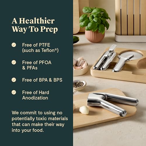 5 Piece Stainless Steel Kitchen Gadget Set with Organizer