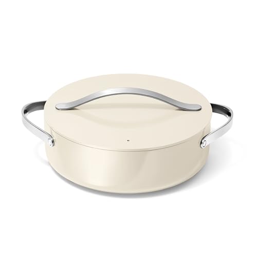 Caraway Rondeau - 6 Qt Non-Stick Pan - Chemical-Free, Versatile